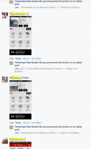 Facebook contestatns Amee Keesey